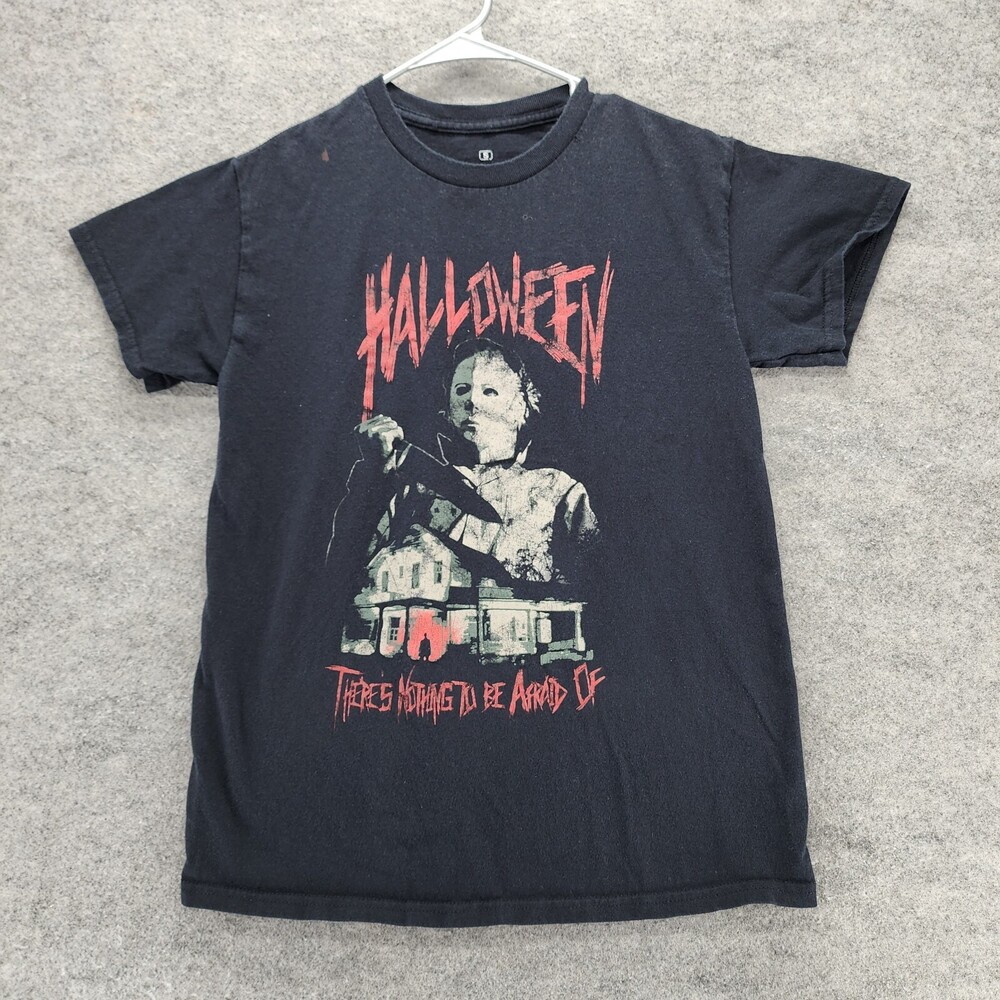 Halloween Shirt Womens Small John Carpenter Short Sleeve Black Movie